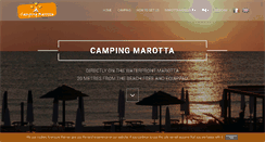 Desktop Screenshot of campingmarotta.it